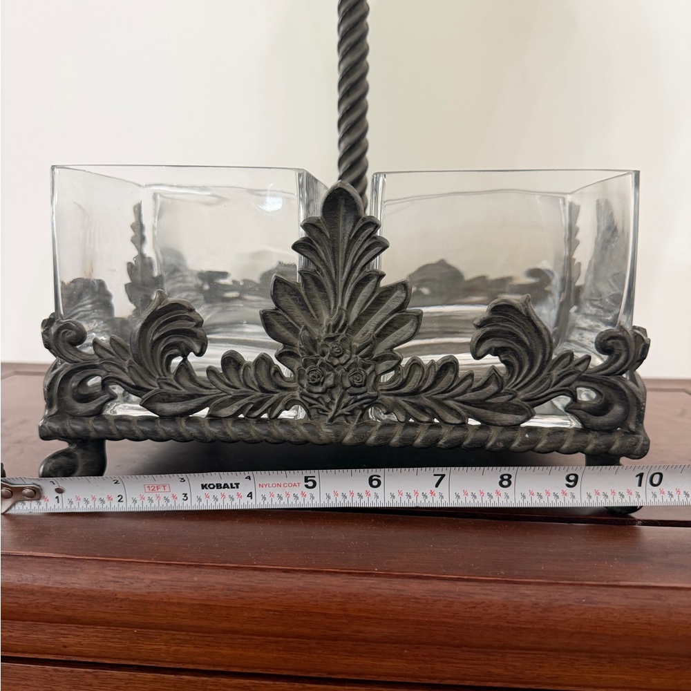 Shannon by Godinger Crystal Flatware Caddy - Picture 4 of 6